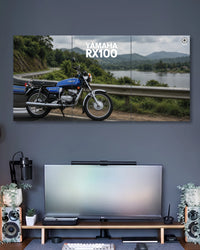Three-panel Yamaha RX100 3 Piece Poster Set artwork featuring premium detailed design 2