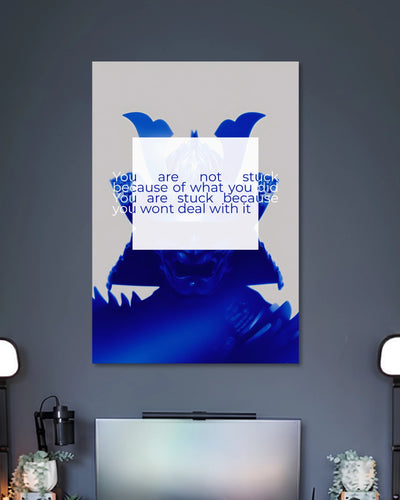 Alternative artwork featuring You Are Not Stuck Motivation Poster