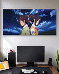 Three-panel Your Name Night Sky 3 Piece Poster Set artwork featuring premium detailed design 1